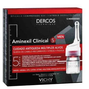 Vichy Kúra proti vypadávaniu vlasov pre mužov Aminexil Clinical 12 x 6 ml