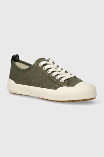 Tenisky Emu Australia Hosier Dark Olive dámske, zelená farba, W13022.OLID