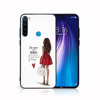 MY ART Ochranný obal Xiaomi Redmi Note 8 -RED DRESS (137)