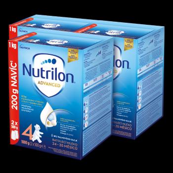 NUTRILON Advanced 4, mlieko 3 x 1000 g
