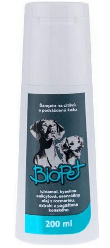 BIOPET šampón na citlivú a podráždenú kožu pre psy 200ml