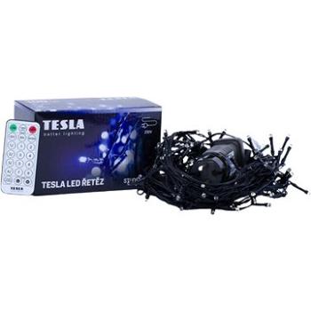 Tesla – dekoratívna reťaz studený biely 6 500K,100LED, 10 m + 5 m kábel, 230 V, ovládač s 8 funkciam (VO23148MWC)