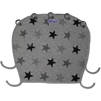 Dooky, univerzálna clona Design Grey Stars (5038278000472)