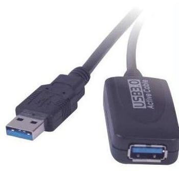 Adatkábel PremiumCord USB 3.0 - 5m, hosszabbító