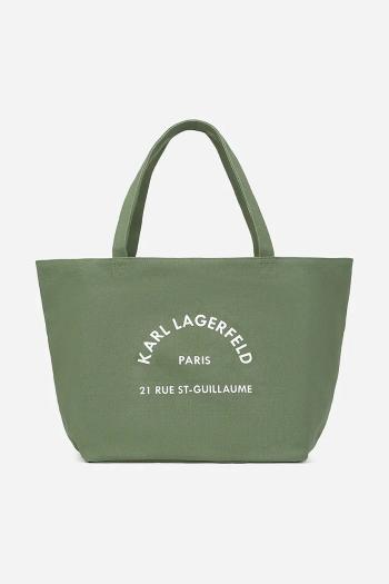 Kabelka Karl Lagerfeld zelená farba, A1W50006