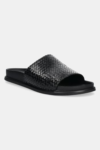 Kožené šľapky Vagabond Shoemakers EFFIE dámske, čierna farba, 5922-125-20