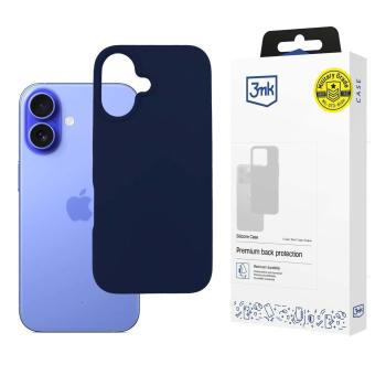 3mk Silicone Case Dark Navy pre Apple iPhone 16