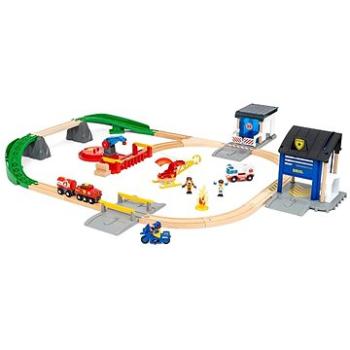 BRIO WORLD 36025 Vlaková súprava záchranárskeho tímu (7312350360257)