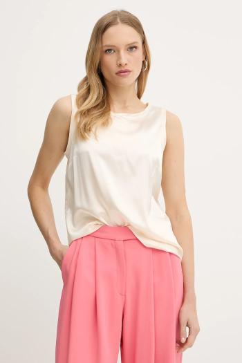 Hodvábna blúzka Marciano Guess DENISE béžová farba, jednofarebná, 4YGH08 7117A