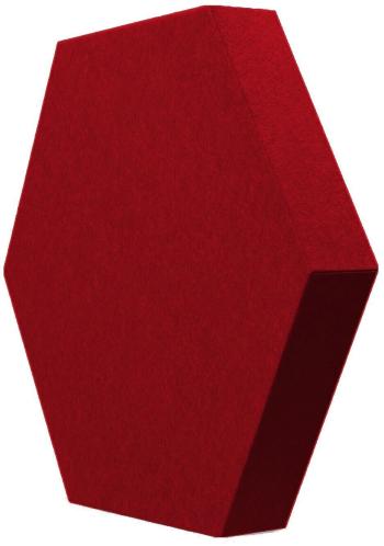 Mega Acoustic HexaPET 3 cm Dark Red Absorpčný penový panel