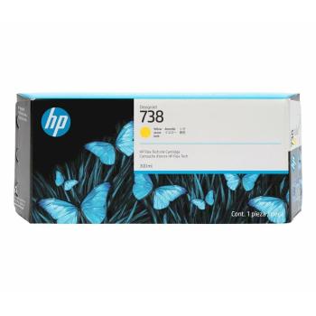 HP 738 676M8A žltá (yellow) originálna cartridge