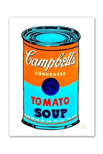 Reprodukcia maľovaná olejom home & lifestyle Campbell's Tomato Soup, Andy Warhol viac farieb