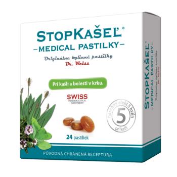 STOPKAŠEL Medical pastilky Dr.Weiss 24 pastilek