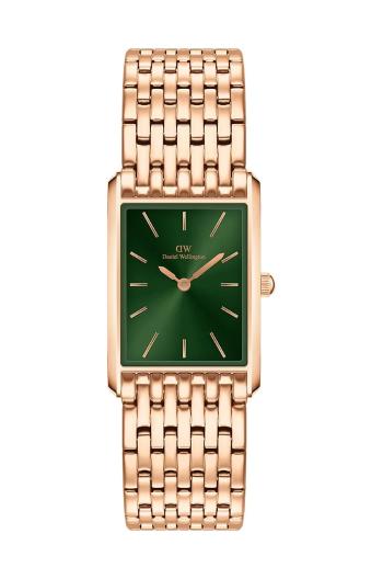 Hodinky Daniel Wellington Bound 9-Link Emerald Sunray dámske, zlatá farba, DW00100704