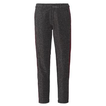 Maison Scotch  TAPERED LUREX PANTS WITH VELVET SIDE PANEL  Nohavice päťvreckové Šedá