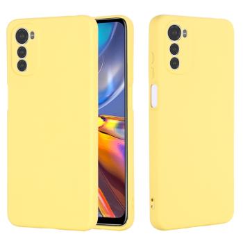 RUBBER Ochranný kryt Motorola Moto E32 / E32s žltý