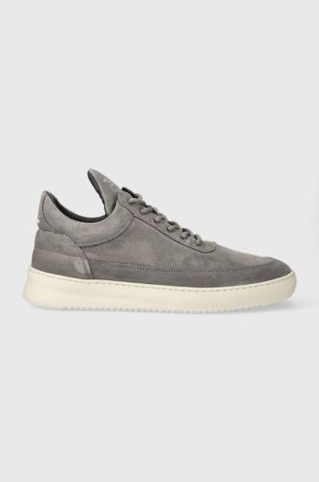 Semišové tenisky Filling Pieces Low Top Suede šedá farba, 10122791002