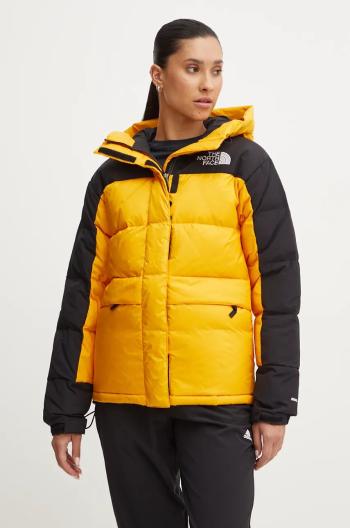 Páperová bunda The North Face HMLYN Down Parka dámska, žltá farba, zimná, NF0A4R2W56P1