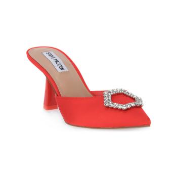 Steve Madden  RED LUXE CITY SATIN  Sandále Červená