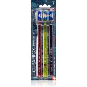 Curaprox Limited Edition Fishing zubná kefka 5460 Ultra Soft 3 ks