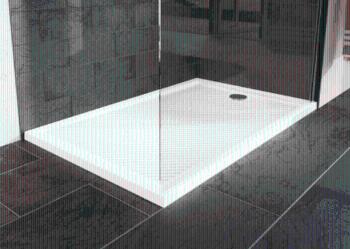 Sprchová vanička obdĺžniková Hüppe Purano 140x90 cm liaty mramor biela 202159.055
