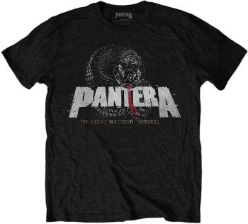 Pantera Tričko Snake Logo Unisex Black L