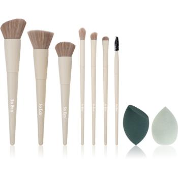 So Eco Exclusive Brush & Sponge Set sada štetcov