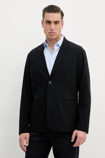 Sako s prímesou vlny Armani Exchange pánske, čierna farba, XM000131 AF10897