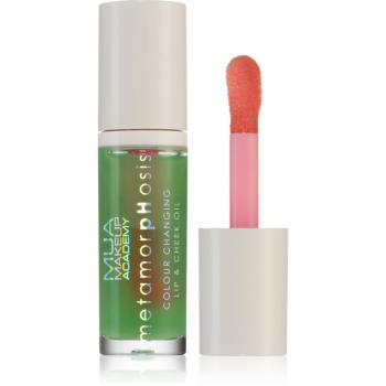 MUA Makeup Academy Metamorphosis olejový lesk na pery na pery a líca vône One in a Melon (Watermelon) 7 ml