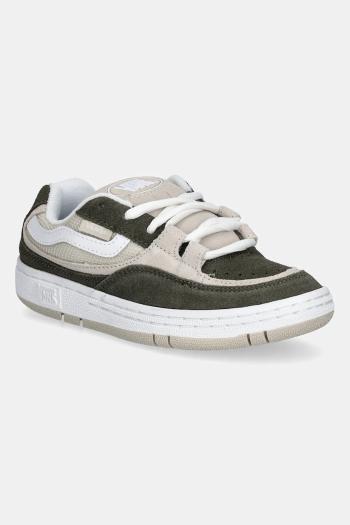 Detské kožené tenisky Vans Speed WS zelená farba, VN000S645TS1
