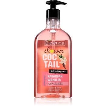 Bielenda Shower Coctail Rhubarb + Vanilla relaxačný sprchový gél 400 ml