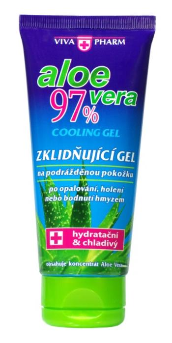 VIVACO VIVAPHARM Aloe vera chladivý gél 97% po opaľovaní v tube 100 ml