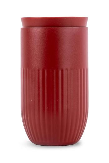 Termo hrnček Sagaform Tova 320 ml bordová farba