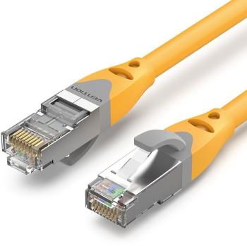 Hálózati kábel Vention Cat.6A SFTP Patch Cable, 10m, sárga