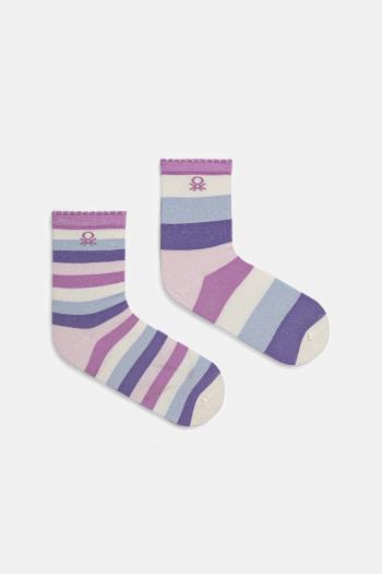 Ponožky United Colors of Benetton fialová farba, 6AO307047