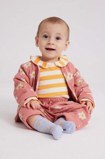 Detská mikina Bobo Choses oranžová farba, vzorovaná
