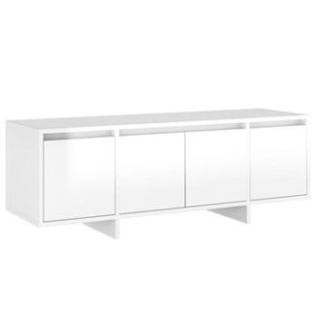 SHUMEE biely s vysokým leskom 120 × 30 × 40,5 cm (809581)