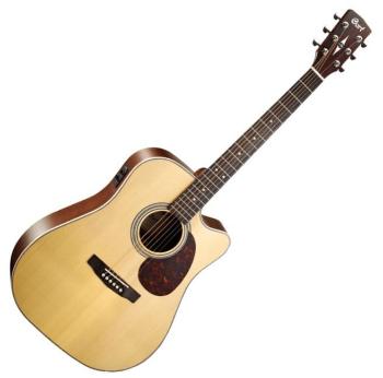 Cort MR600F Natural Satin Elektroakustická gitara Dreadnought