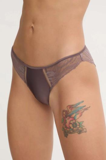 Nohavičky Calvin Klein Underwear hnedá farba, 000QF7919E