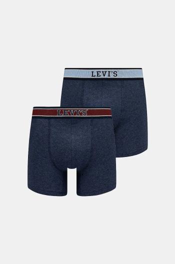 Boxerky Levi's 2-pak pánske, tmavomodrá farba, 37149-1020