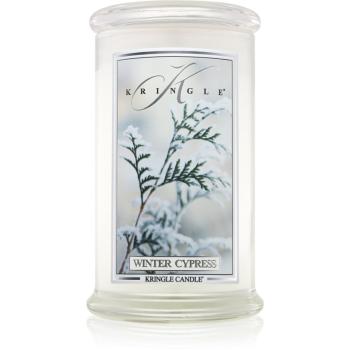 Kringle Candle Winter Cypress vonná sviečka 624 g