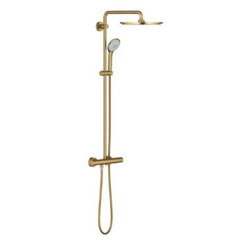 Sprchový systém GROHE Euphoria System s termostatickou batériou Brushed Cool Sunrise 26075GN0