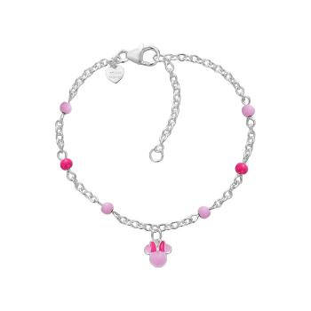 Disney Slušivý strieborný náramok Minnie Mini BS00104SL-47.CS
