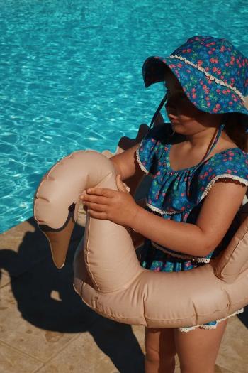 Detské plávacie koleso Konges Sløjd SWIM RING SWAN ružová farba, KS102541