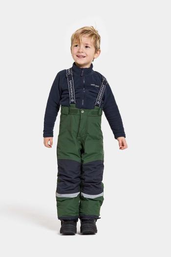 Detské lyžiarske nohavice Didriksons IDRE KIDS PANTS zelená farba