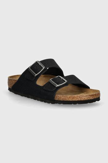 Semišové šľapky Birkenstock Arizona dámske, tmavomodrá farba, 1028205