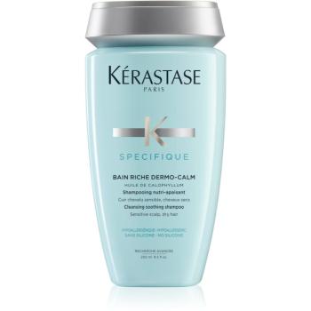 Kérastase Specifique Bain Riche Dermo-Calm sampon az érzékeny fejbőrre és a száraz hajra szilikonmentes 250 ml