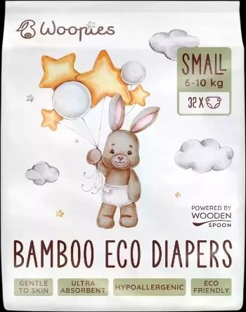 WOOPIES Detské EKO plienky SMALL (6-10kg) Wooden Spoon 32 ks