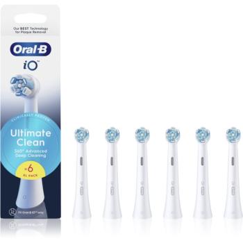 Oral B iO Ultimate Clean náhradné hlavice na zubnú kefku White 6 ks