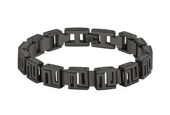 Police Výrazný oceľový náramok Himal Black PJ26563BSU.02